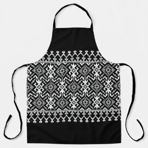 Ukrainian Vyshyvanka: Ethnic Ornament Fusion Apron