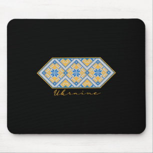 Ukrainian Vyshyvanka Traditional Ornament Of Ukrai Mouse Pad