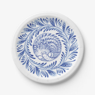 Ukranian Folk Symbol Paper Plate