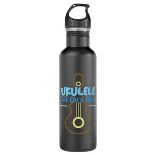 Ukulele All Day Day 710 Ml Water Bottle