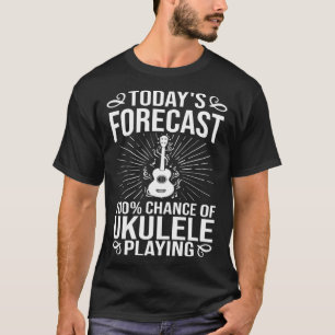 Ukulele Beginner Hawaiian Music Notes Lesson Learn T-Shirt