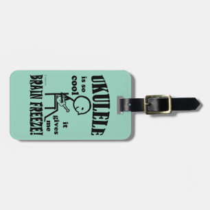 Ukulele, Brain Freeze Luggage Tag