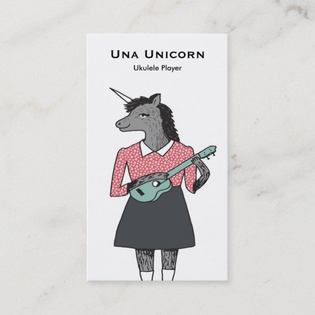 Ukulele Business Card (Front)