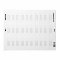 Ukulele Chord Chart 5-Fret Grey Template Stickers