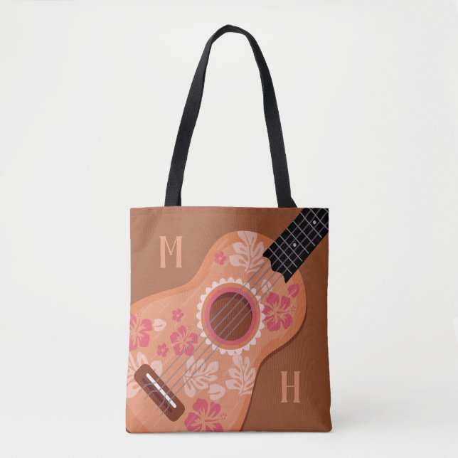 Ukulele custom monogram bags (Front)