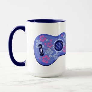 Ukulele custom name mugs