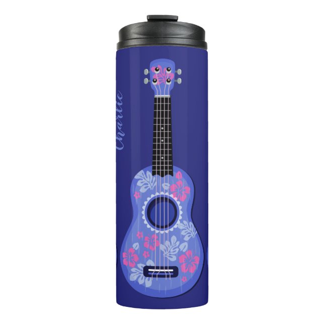 Ukulele custom name tumbler (Front)