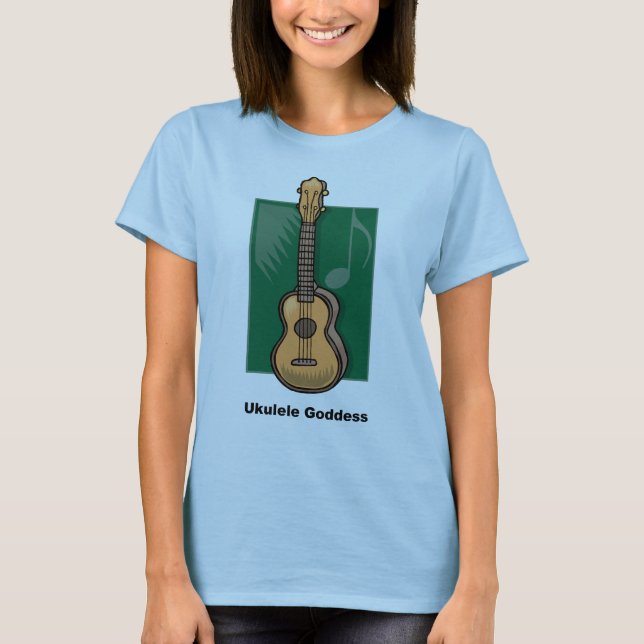 Ukulele Goddess T-Shirt (Front)