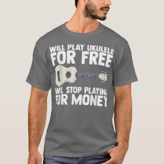 Ukulele guitar music musician guitarist gift for m T-Shirt