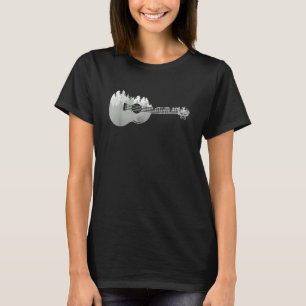 Ukulele Guitar Ukulelist Guitarist Musician White  T-Shirt