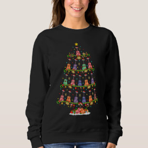 Ukulele Guitar Xmas Lighting Santa Ukulele Christm Sweatshirt