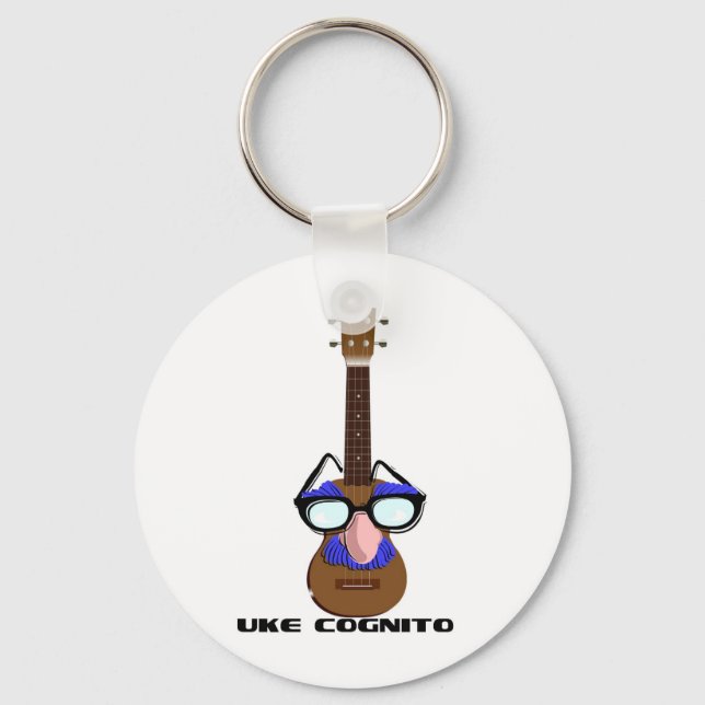 Ukulele Incognito Key Ring (Front)
