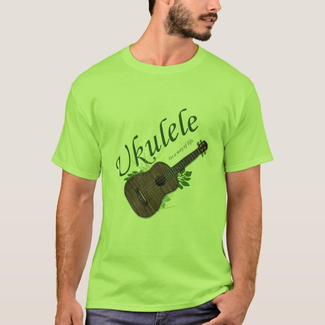 Ukulele-Its a way of life Tee 2 (Front)