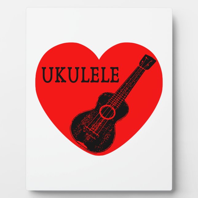Ukulele Love Plaque (Front)