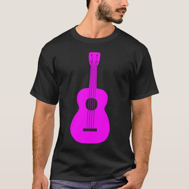 Ukulele - Magenta T-Shirt (Front)