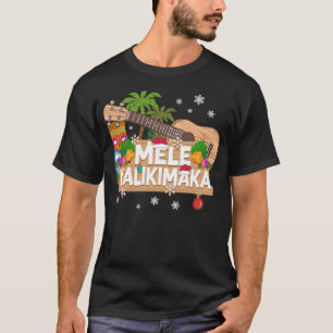 Ukulele Mele Kalikimaka Christmas T-Shirt