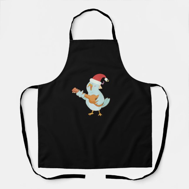 Ukulele Merry Christmas   Apron (Front)