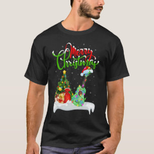 Ukulele Music Xmas Decorations Santa Ukulele Chr T-Shirt