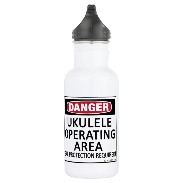 Ukulele Operating Area 532 Ml Water Bottle (Right)
