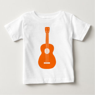 Ukulele - Orange Baby T-Shirt