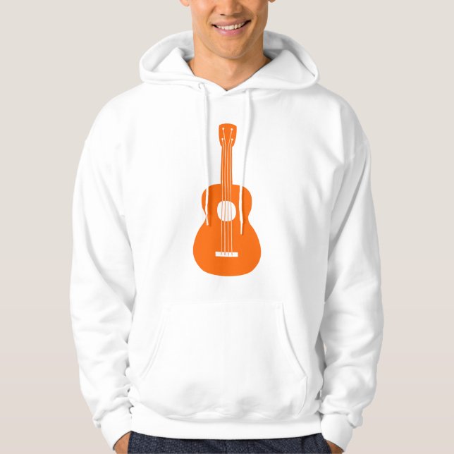 Ukulele - Orange Hoodie (Front)