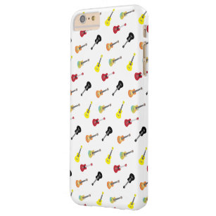 Ukulele Pattern Simple & Cute Musical Barely There iPhone 6 Plus Case