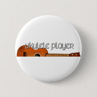 Ukulele Player Magazine Logo 6 Cm Round Badge