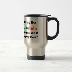 ukulele player travel mug