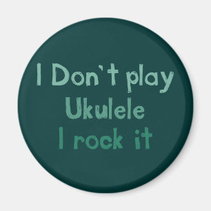 Ukulele Rock It Magnet