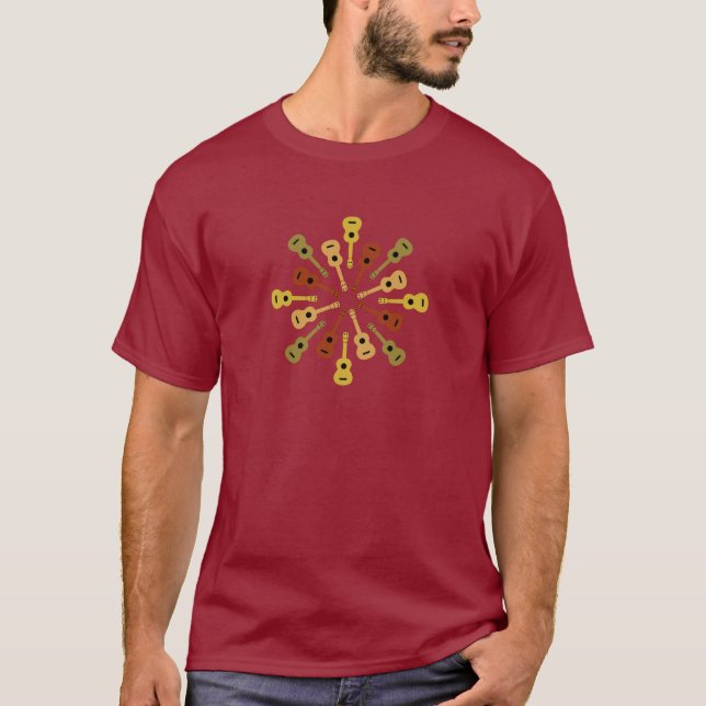 Ukulele shirt - choose style & colour (Front)