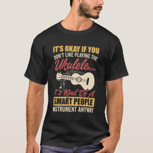 Ukulele Sm People Instrut Hawaiian Guitar Player M T-Shirt
