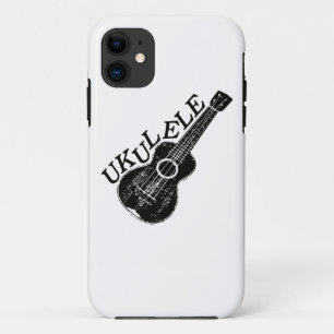 Ukulele Text And Image iPhone 11 Case