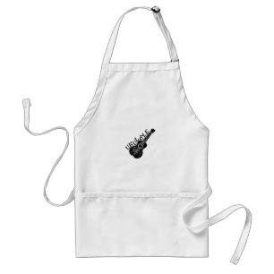 Ukulele Text And Image Standard Apron