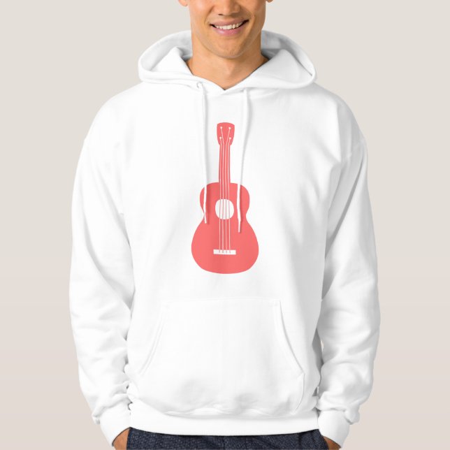 Ukulele - Tropical Pink Hoodie (Front)