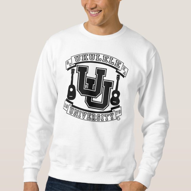 Ukulele University black Sweatshirt (Front)