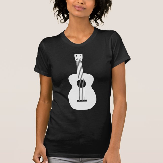 Ukulele - White T-Shirt (Front)