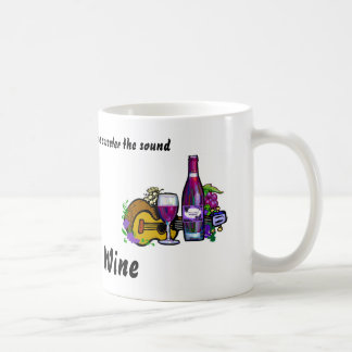 Ukulele Wine Coffee Mug