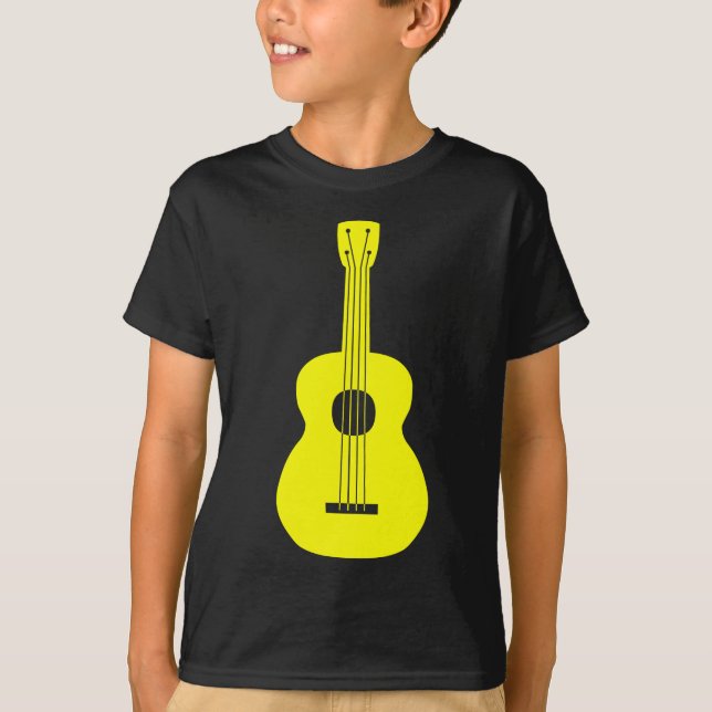 Ukulele - Yellow T-Shirt (Front)