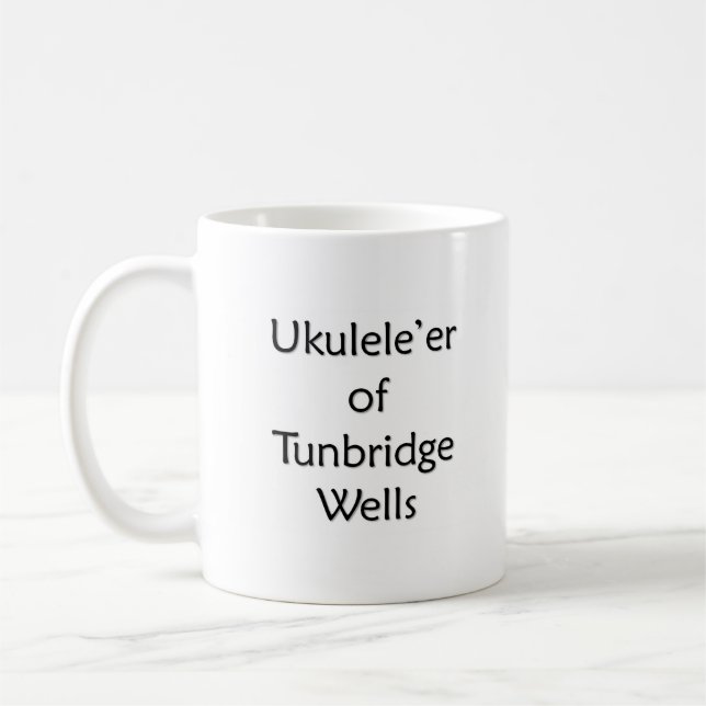 Ukulele'r of Tunbridge Wells Coffee Mug (Left)