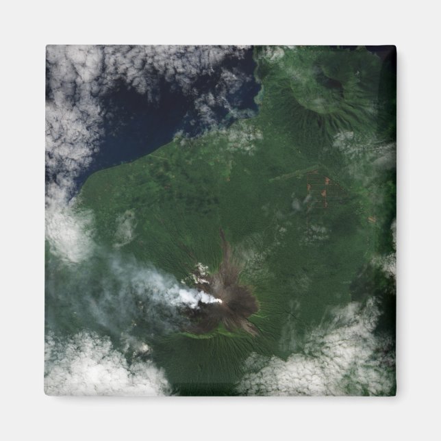 Ulawun Volcano of New Britain Summit Magnet (Front)