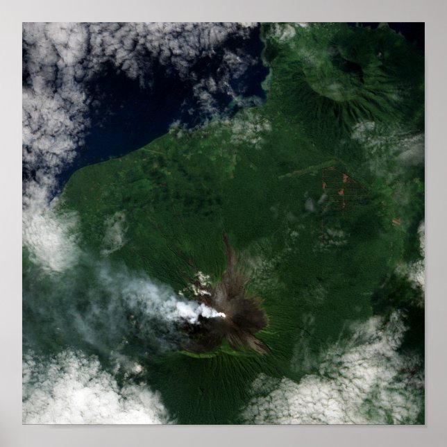 Ulawun Volcano of New Britain Summit Poster (Front)