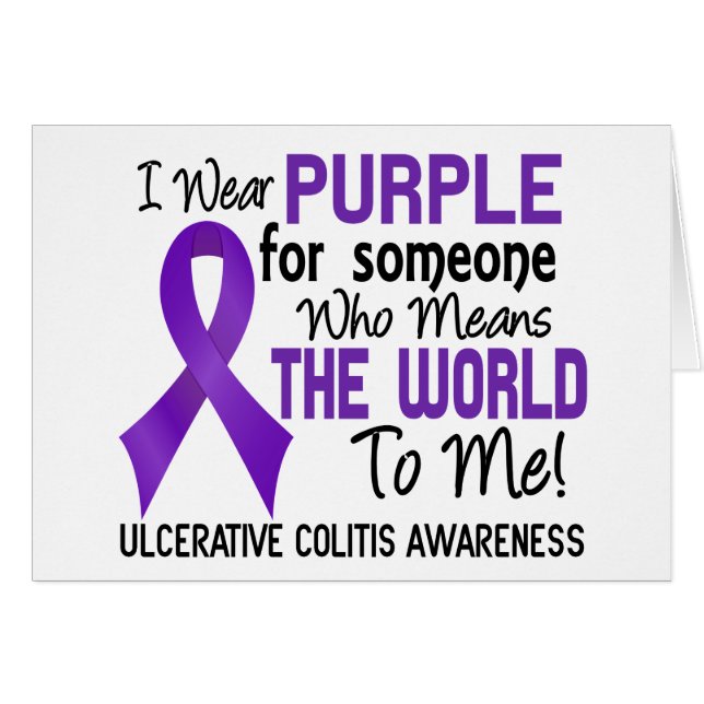 Ulcerative Colitis Means World To Me 2 (Front Horizontal)