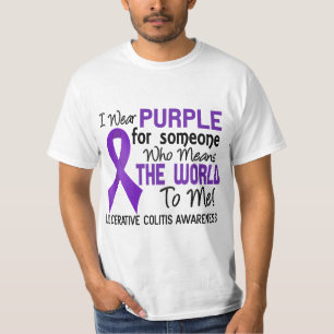 Ulcerative Colitis Means World To Me 2 T-Shirt