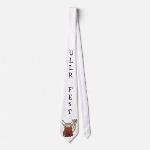 Ullr Fest viking humour customisable festival tie
