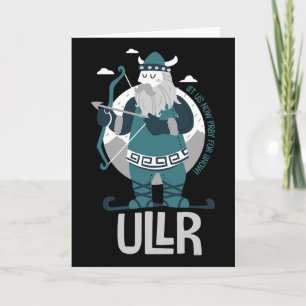 Ullr Norse God Of Snow Patron Saint Of Skiers And Card