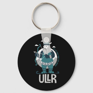 Ullr Norse God Of Snow Patron Saint Of Skiers And Key Ring