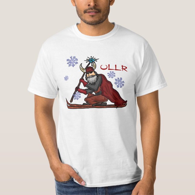 Ullr snow god shirt (Front)