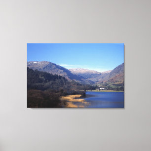 Ullswater Cumbria England Postcard Cushion Poster Canvas Print