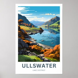 Ullswater Lake District Travel Print
