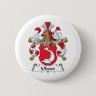 Ulmer Family Crest 6 Cm Round Badge